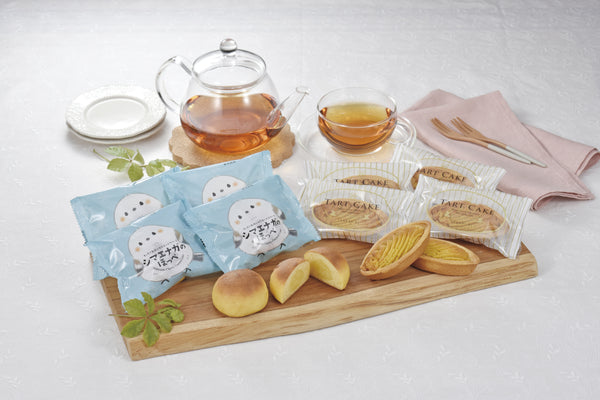 シマエナガのほっぺととうきびタルトセット