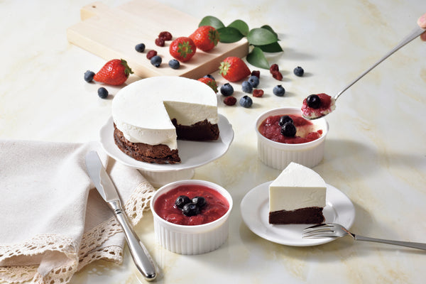 王様のショコラ&ベリーレアチーズセット