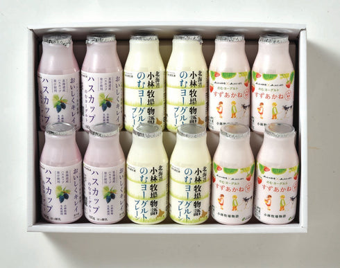 北海道小林牧場物語のむヨーグルト3種セット
