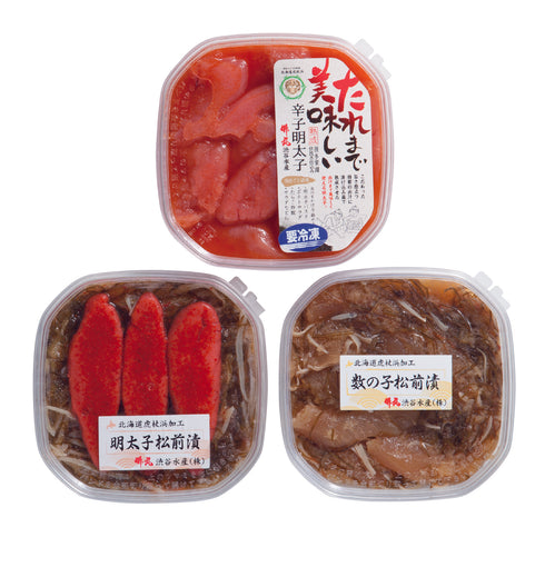 美味いよ!明太子・松前漬けセット