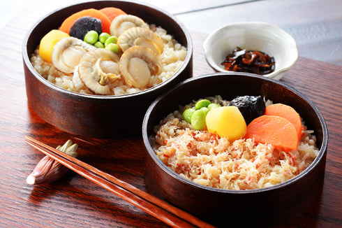 海鮮わっぱ飯(かに&帆立)