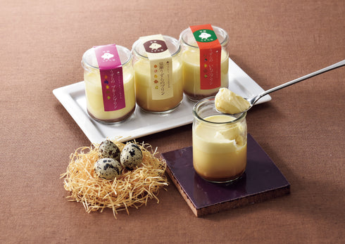 うずらのプリン3種6個セット